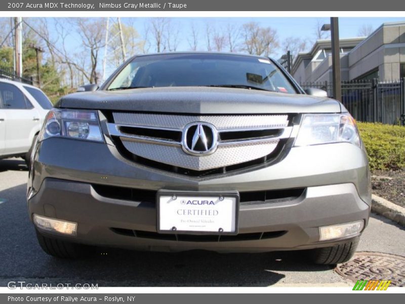 Nimbus Gray Metallic / Taupe 2007 Acura MDX Technology
