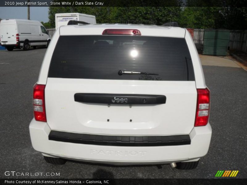 Stone White / Dark Slate Gray 2010 Jeep Patriot Sport