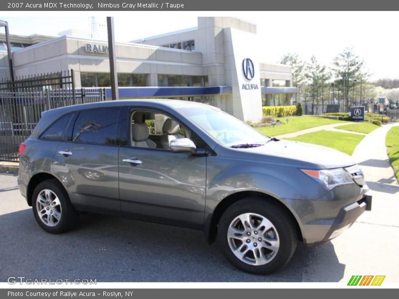 Nimbus Gray Metallic / Taupe 2007 Acura MDX Technology