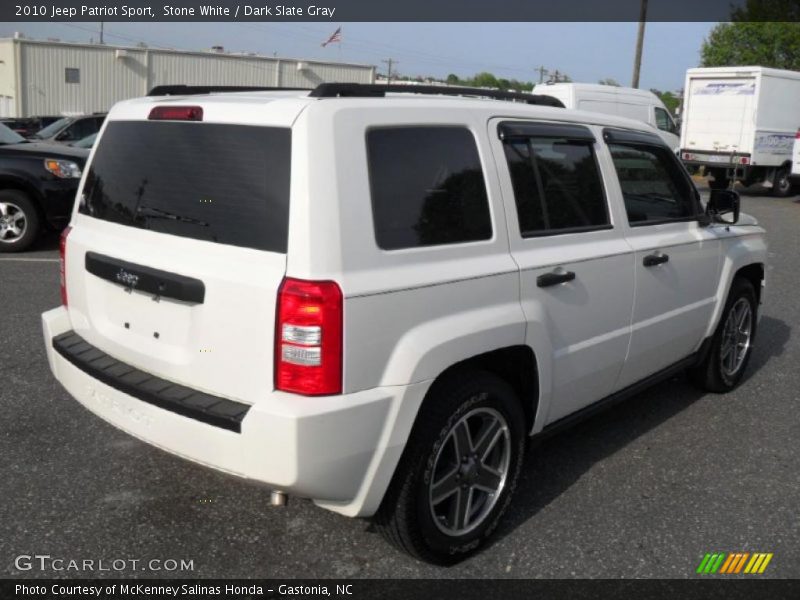 Stone White / Dark Slate Gray 2010 Jeep Patriot Sport