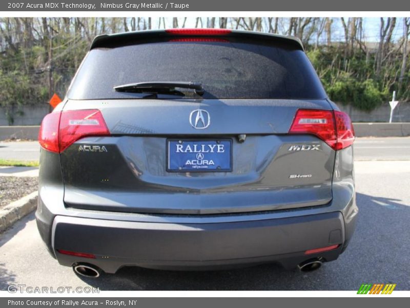 Nimbus Gray Metallic / Taupe 2007 Acura MDX Technology