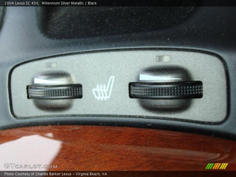 Millennium Silver Metallic / Black 2004 Lexus SC 430