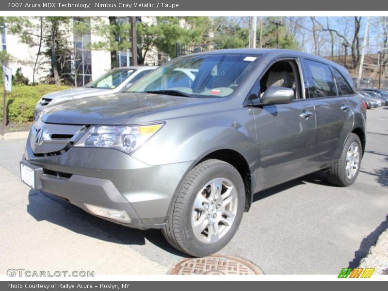 Nimbus Gray Metallic / Taupe 2007 Acura MDX Technology
