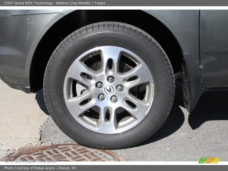 Nimbus Gray Metallic / Taupe 2007 Acura MDX Technology