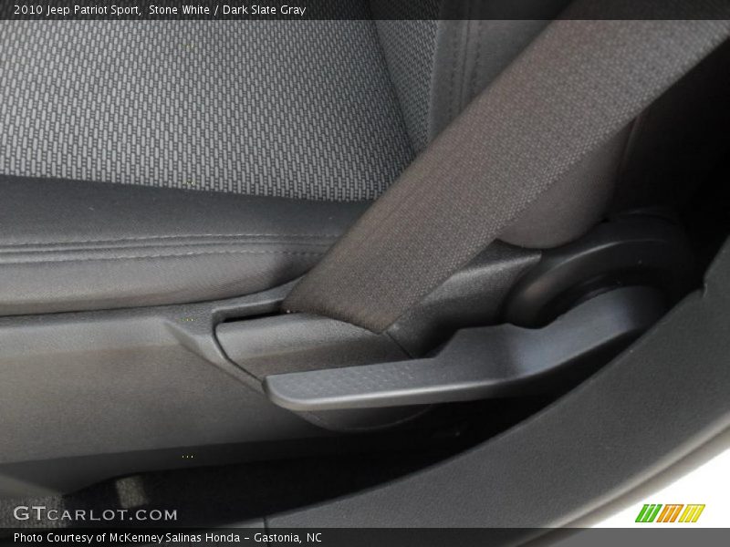 Stone White / Dark Slate Gray 2010 Jeep Patriot Sport