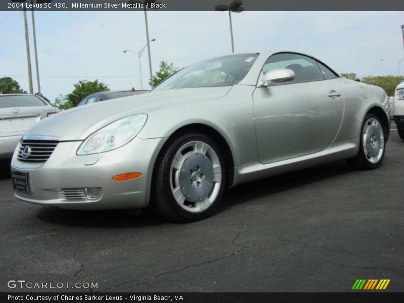 Millennium Silver Metallic / Black 2004 Lexus SC 430
