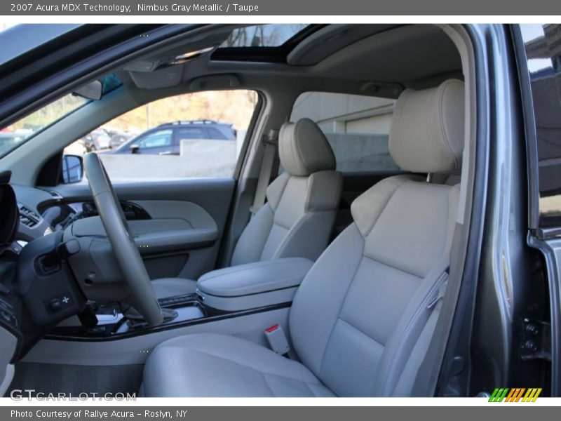 Nimbus Gray Metallic / Taupe 2007 Acura MDX Technology