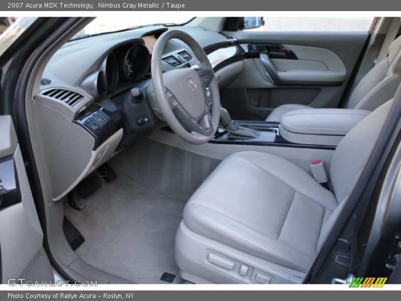 Nimbus Gray Metallic / Taupe 2007 Acura MDX Technology