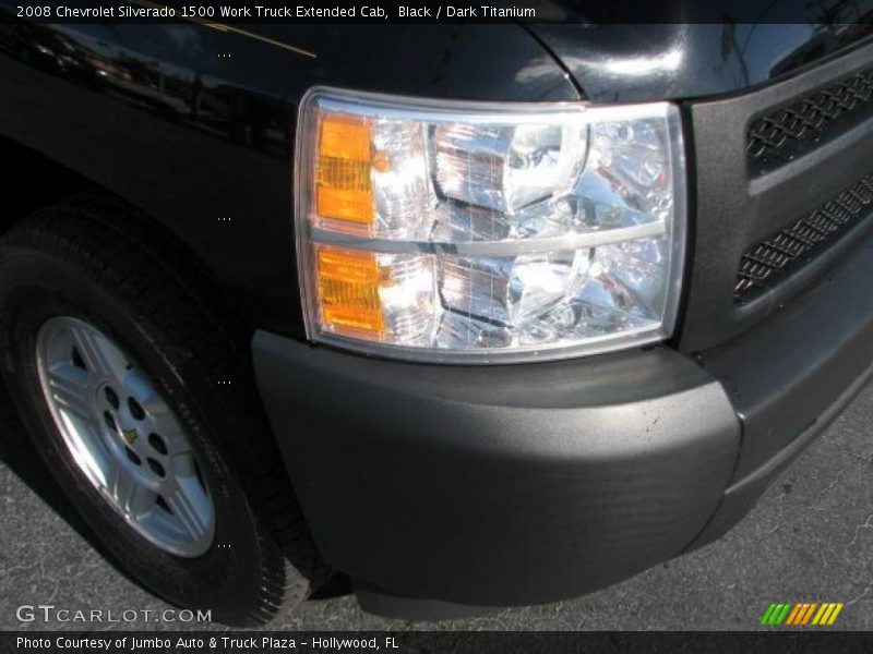 Black / Dark Titanium 2008 Chevrolet Silverado 1500 Work Truck Extended Cab