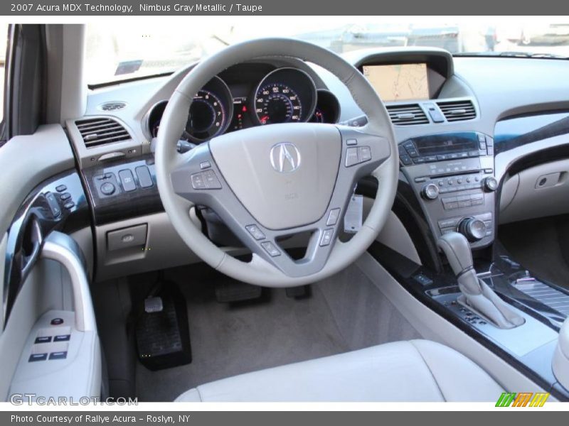 Nimbus Gray Metallic / Taupe 2007 Acura MDX Technology