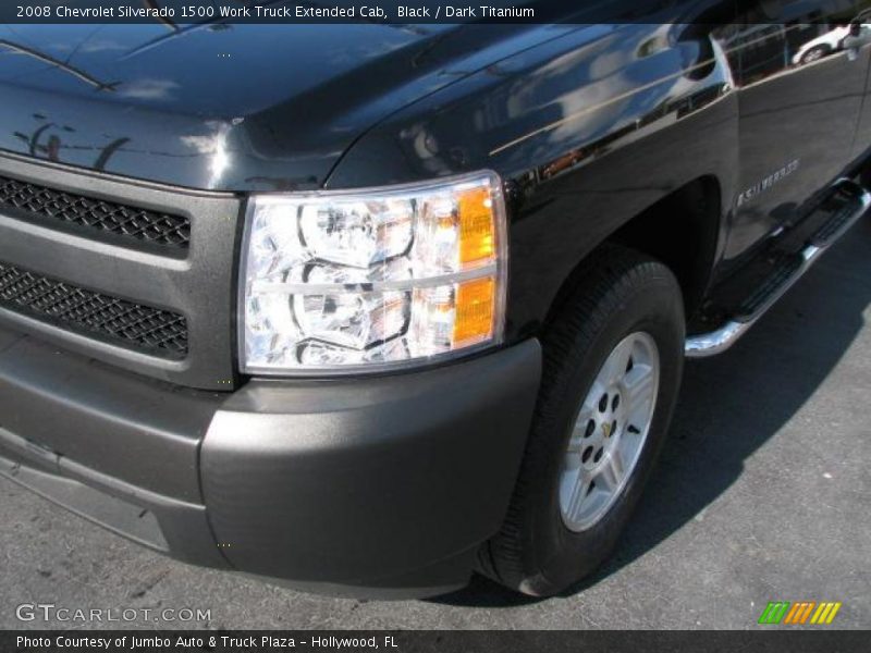 Black / Dark Titanium 2008 Chevrolet Silverado 1500 Work Truck Extended Cab