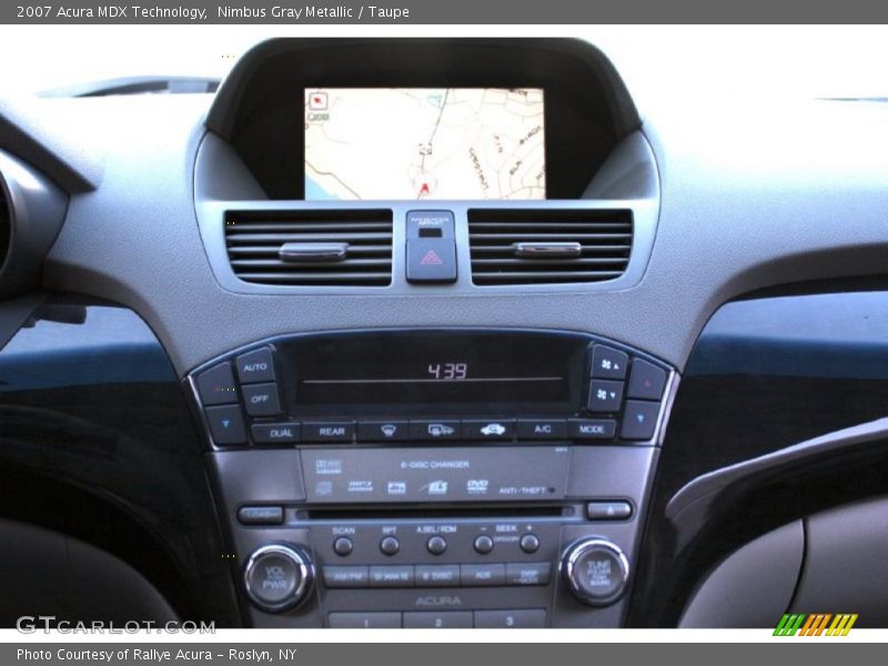 Nimbus Gray Metallic / Taupe 2007 Acura MDX Technology