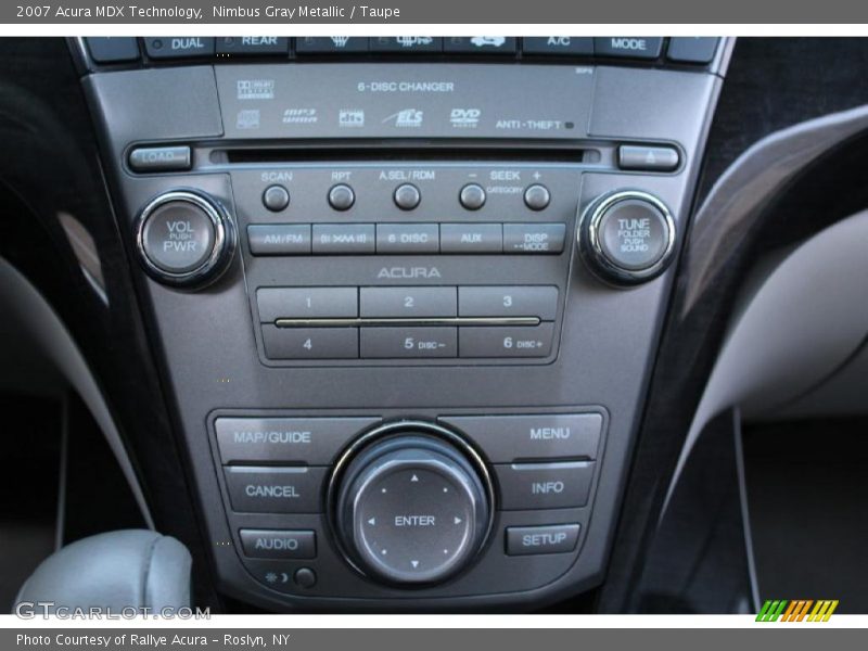 Nimbus Gray Metallic / Taupe 2007 Acura MDX Technology