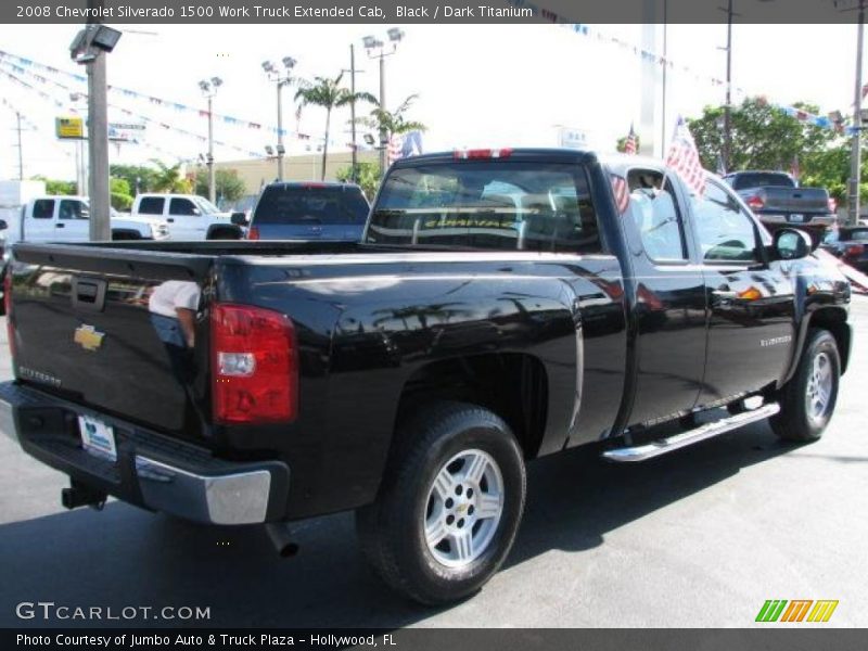Black / Dark Titanium 2008 Chevrolet Silverado 1500 Work Truck Extended Cab