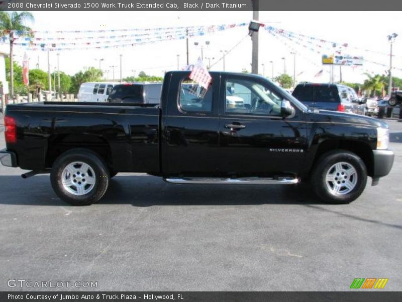 Black / Dark Titanium 2008 Chevrolet Silverado 1500 Work Truck Extended Cab