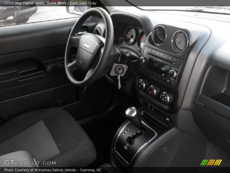 Stone White / Dark Slate Gray 2010 Jeep Patriot Sport