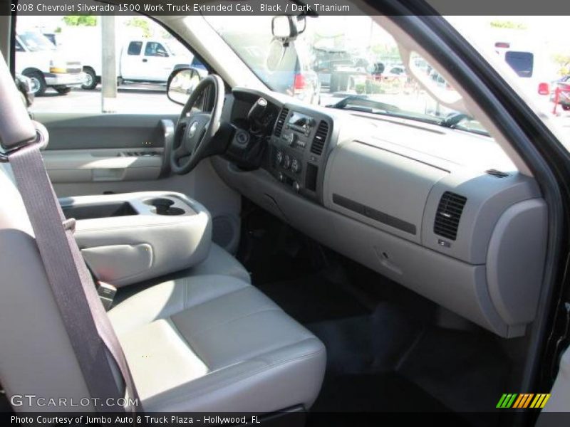 Black / Dark Titanium 2008 Chevrolet Silverado 1500 Work Truck Extended Cab