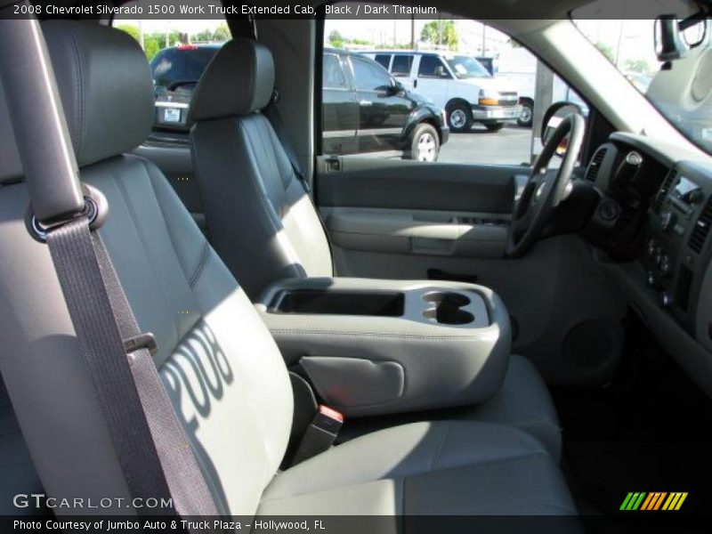 Black / Dark Titanium 2008 Chevrolet Silverado 1500 Work Truck Extended Cab