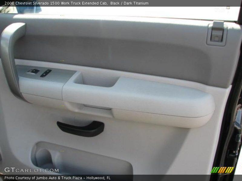 Black / Dark Titanium 2008 Chevrolet Silverado 1500 Work Truck Extended Cab