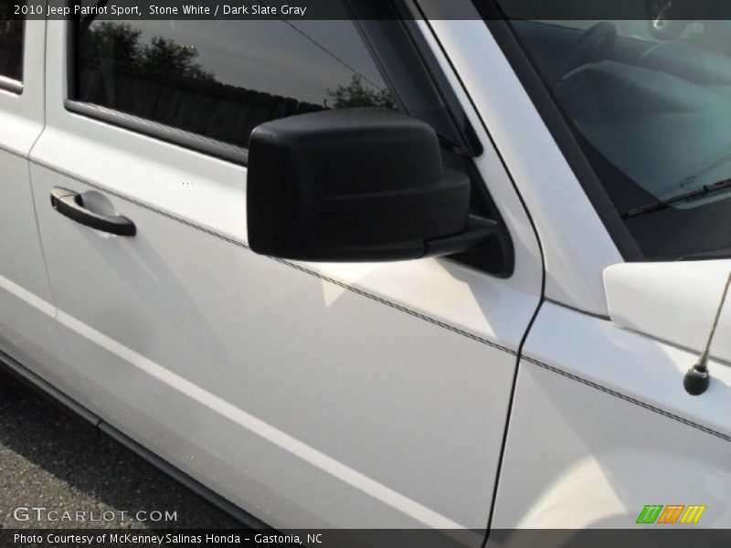 Stone White / Dark Slate Gray 2010 Jeep Patriot Sport