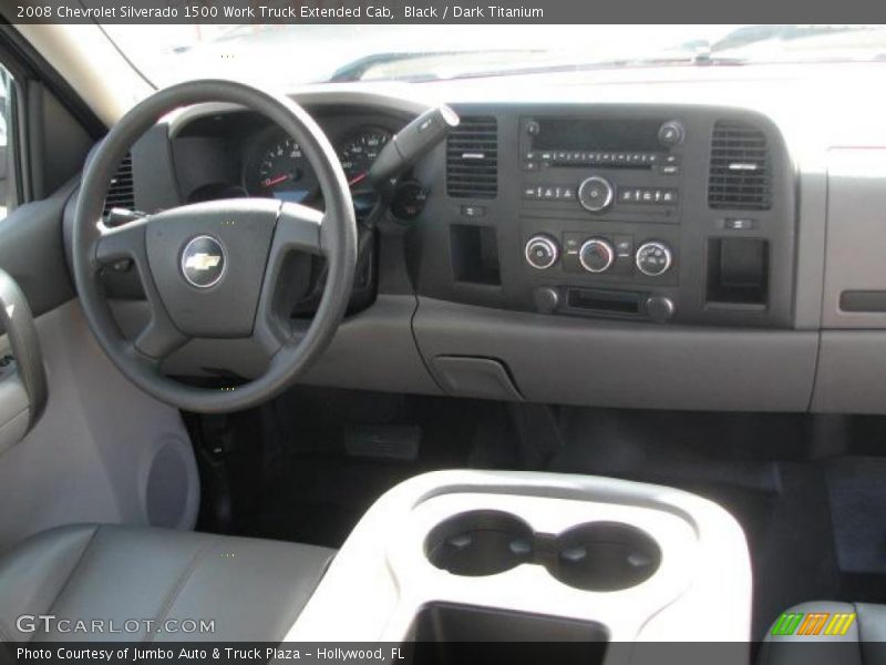 Black / Dark Titanium 2008 Chevrolet Silverado 1500 Work Truck Extended Cab