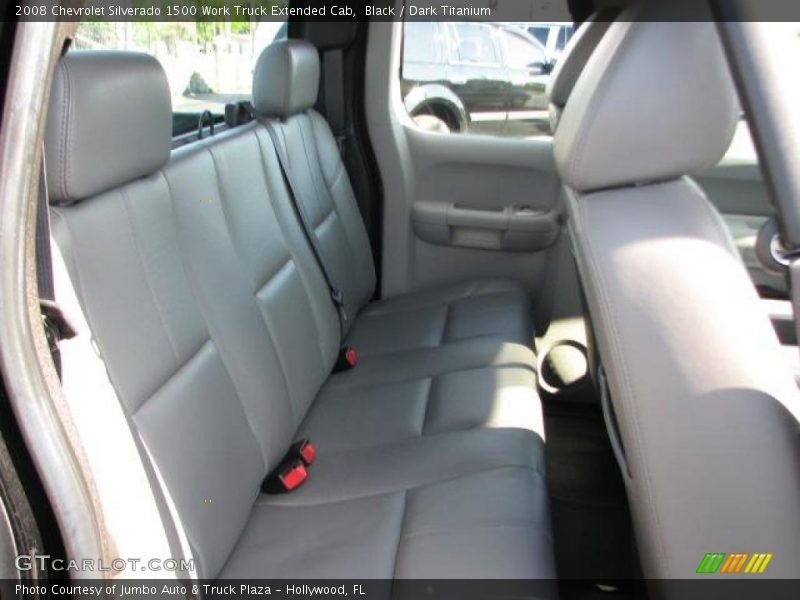 Black / Dark Titanium 2008 Chevrolet Silverado 1500 Work Truck Extended Cab