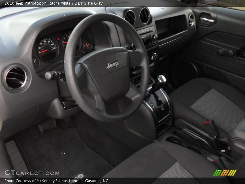 Stone White / Dark Slate Gray 2010 Jeep Patriot Sport