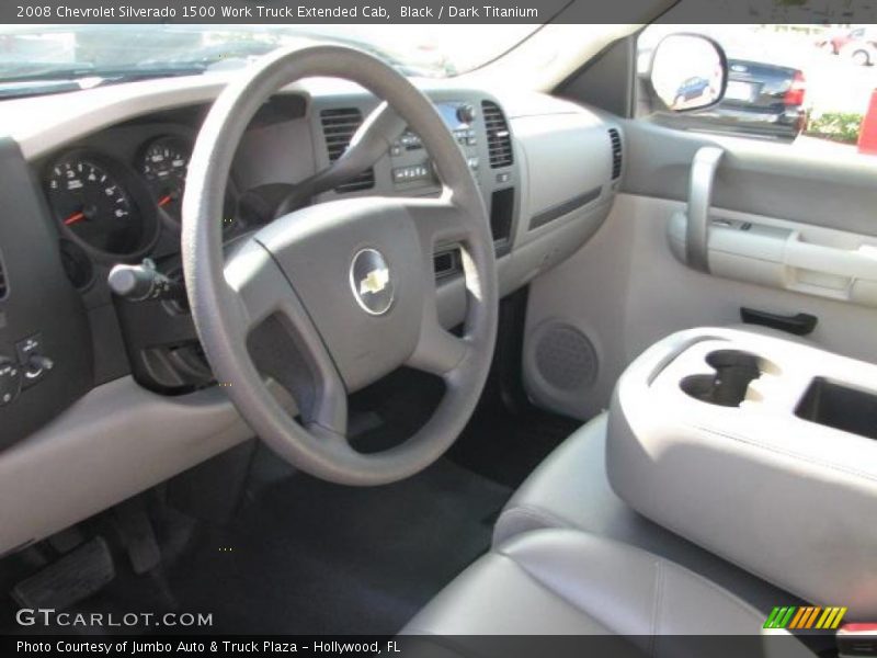 Black / Dark Titanium 2008 Chevrolet Silverado 1500 Work Truck Extended Cab