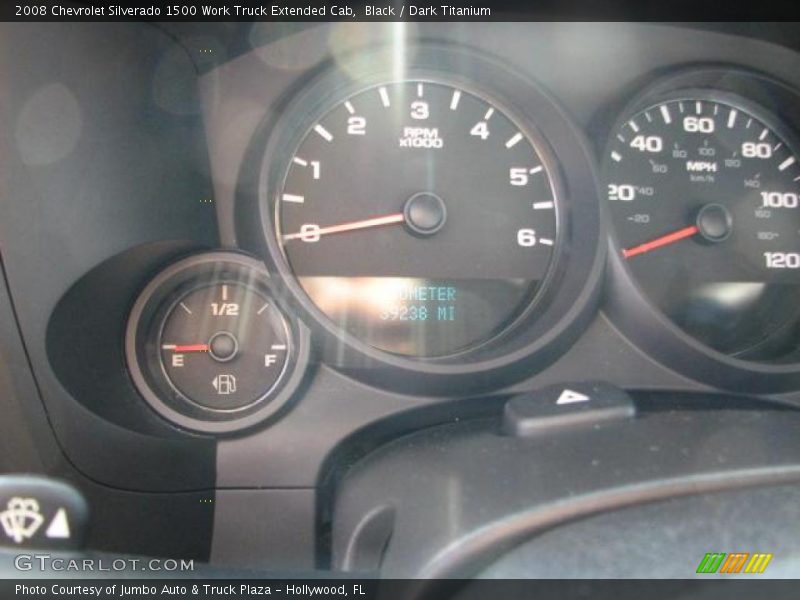 Black / Dark Titanium 2008 Chevrolet Silverado 1500 Work Truck Extended Cab