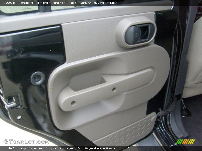 Black / Dark Khaki/Medium Khaki 2008 Jeep Wrangler Unlimited Sahara 4x4