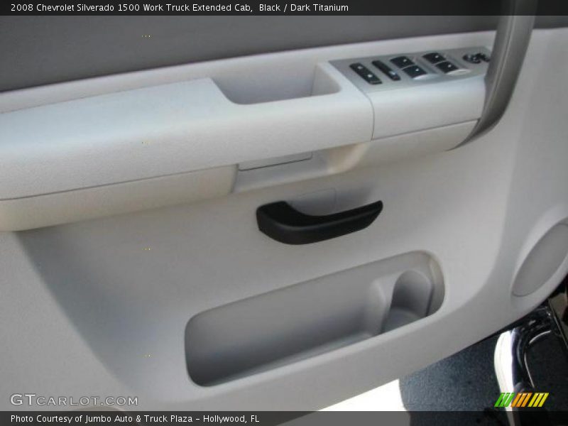 Black / Dark Titanium 2008 Chevrolet Silverado 1500 Work Truck Extended Cab