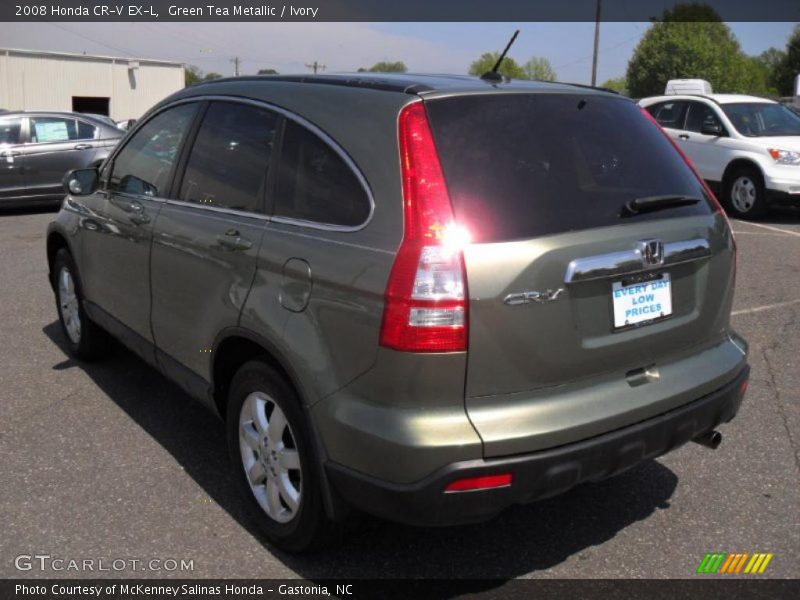 Green Tea Metallic / Ivory 2008 Honda CR-V EX-L