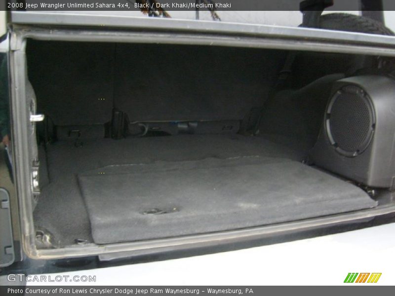 Black / Dark Khaki/Medium Khaki 2008 Jeep Wrangler Unlimited Sahara 4x4