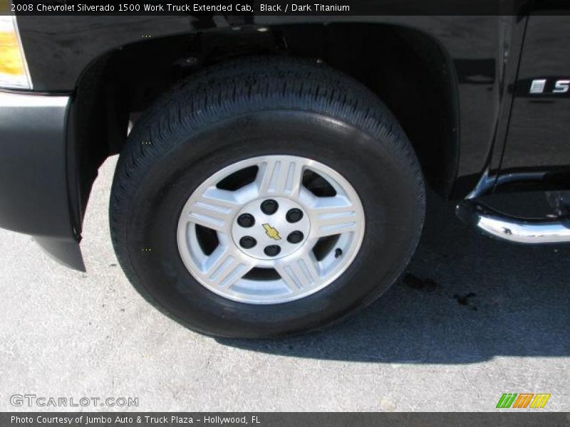 Black / Dark Titanium 2008 Chevrolet Silverado 1500 Work Truck Extended Cab