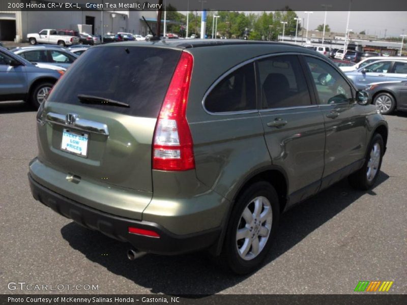Green Tea Metallic / Ivory 2008 Honda CR-V EX-L
