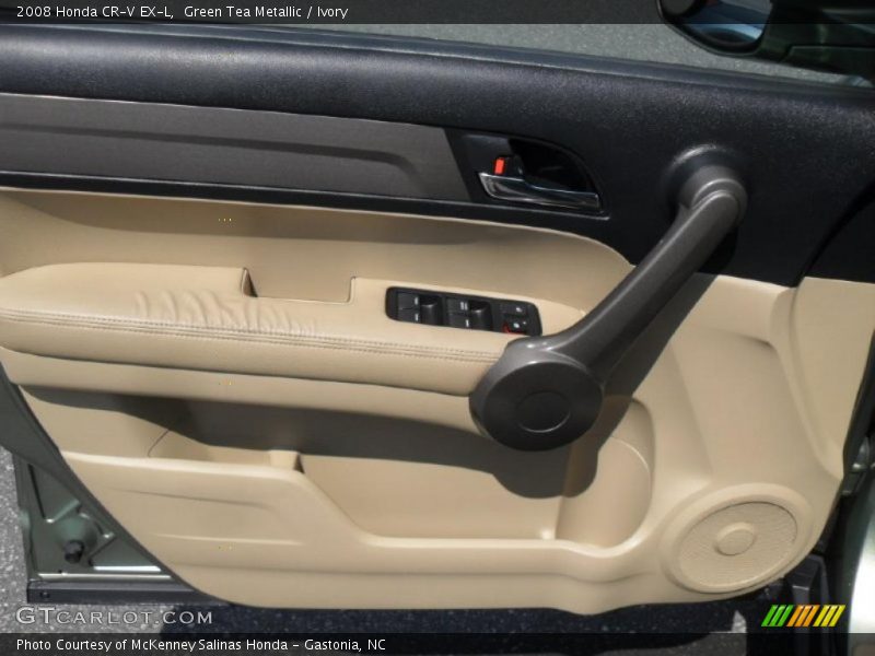 Green Tea Metallic / Ivory 2008 Honda CR-V EX-L