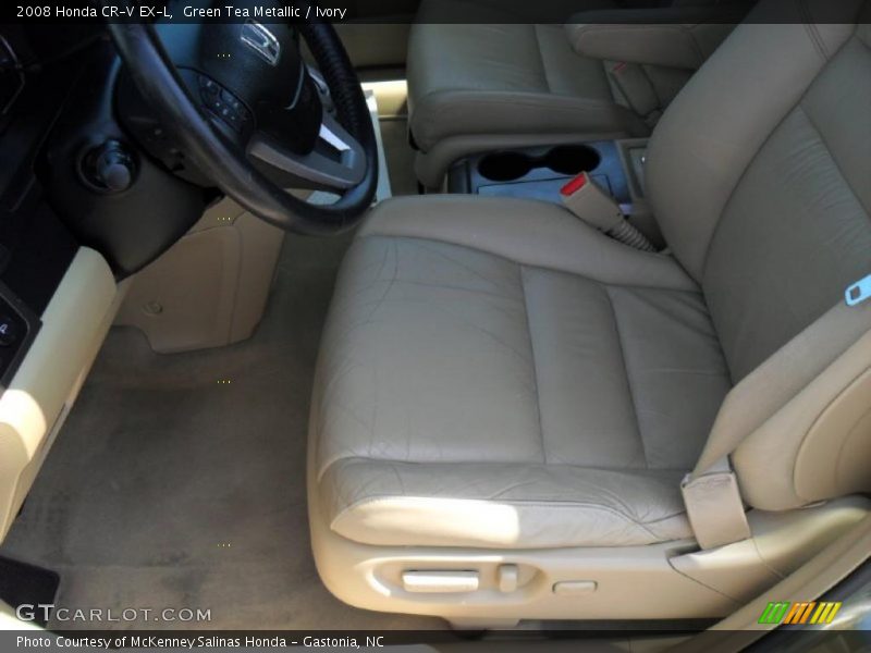Green Tea Metallic / Ivory 2008 Honda CR-V EX-L