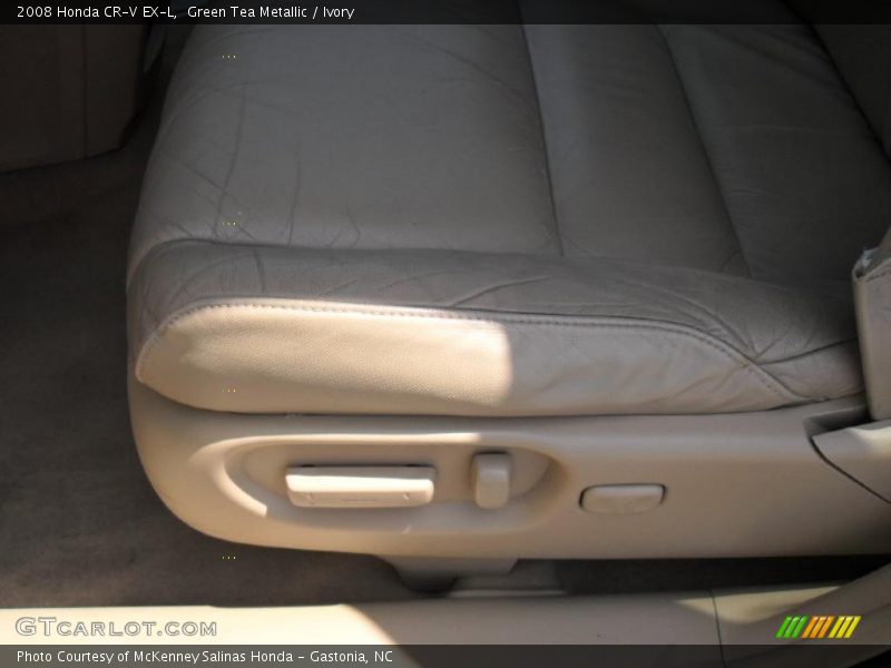 Green Tea Metallic / Ivory 2008 Honda CR-V EX-L