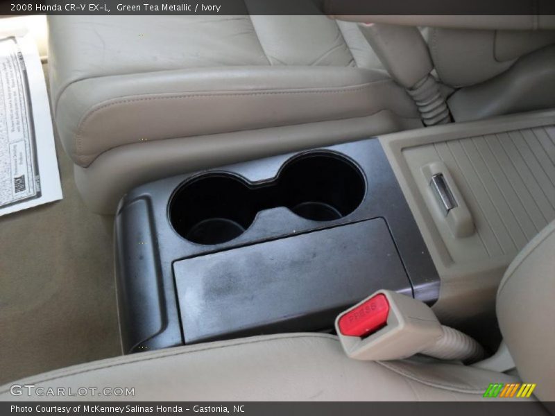 Green Tea Metallic / Ivory 2008 Honda CR-V EX-L