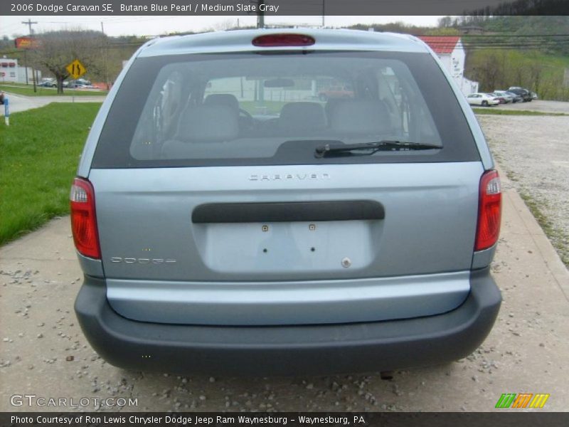 Butane Blue Pearl / Medium Slate Gray 2006 Dodge Caravan SE
