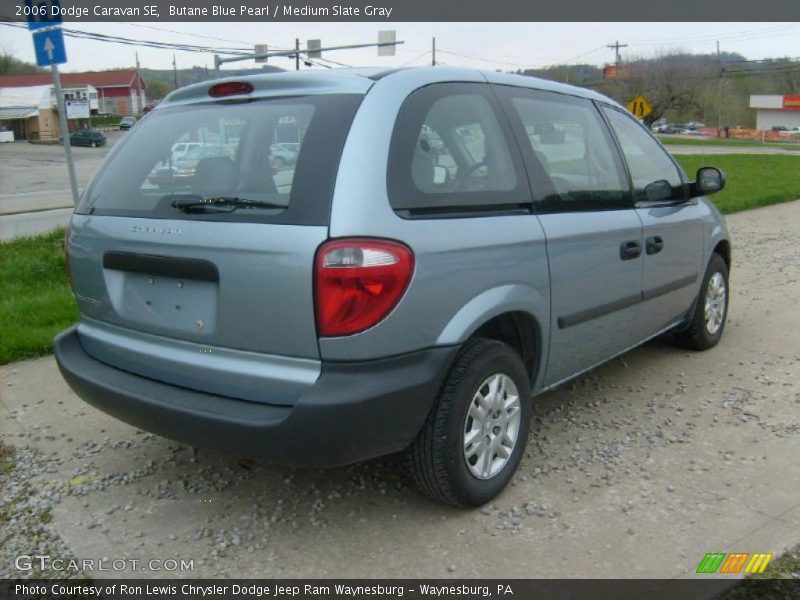 Butane Blue Pearl / Medium Slate Gray 2006 Dodge Caravan SE