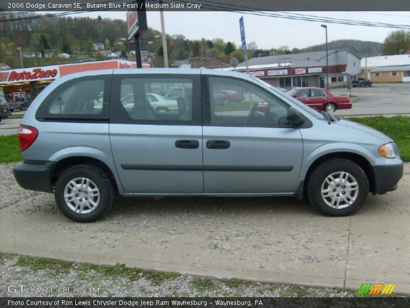 Butane Blue Pearl / Medium Slate Gray 2006 Dodge Caravan SE