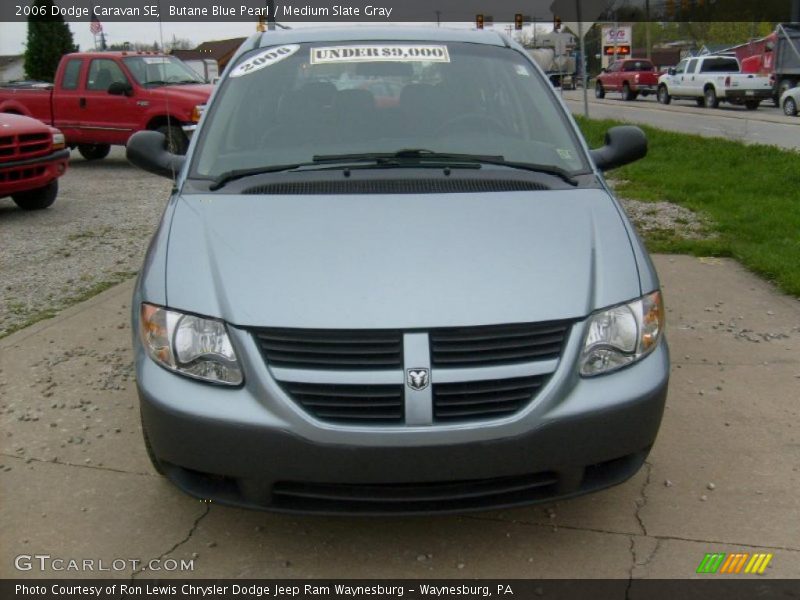 Butane Blue Pearl / Medium Slate Gray 2006 Dodge Caravan SE