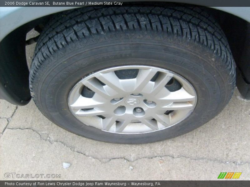 Butane Blue Pearl / Medium Slate Gray 2006 Dodge Caravan SE