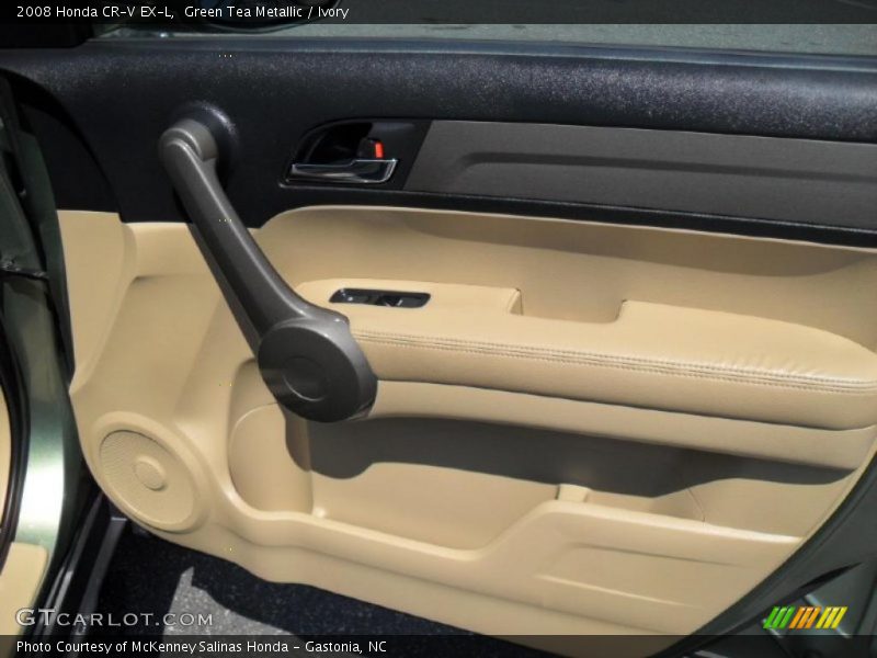 Green Tea Metallic / Ivory 2008 Honda CR-V EX-L