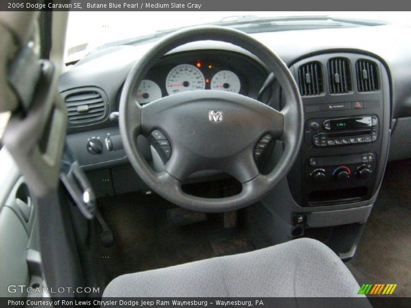 Butane Blue Pearl / Medium Slate Gray 2006 Dodge Caravan SE