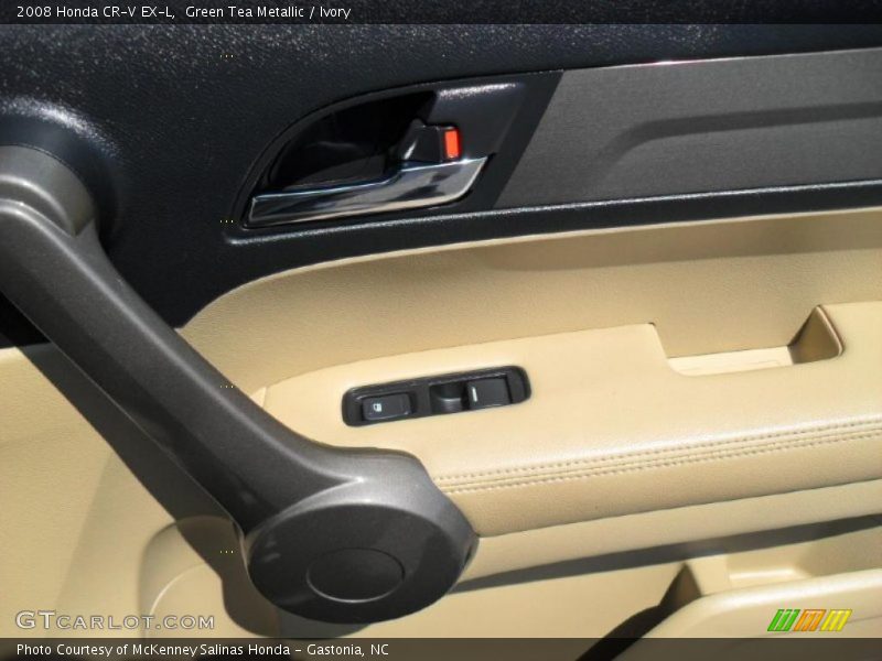 Green Tea Metallic / Ivory 2008 Honda CR-V EX-L