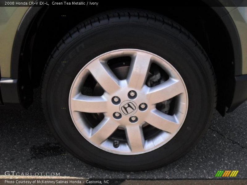 Green Tea Metallic / Ivory 2008 Honda CR-V EX-L
