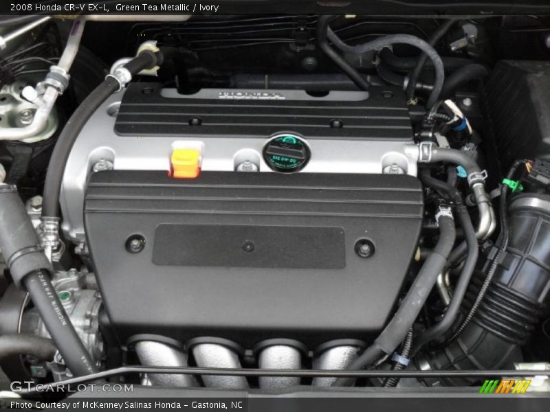 Green Tea Metallic / Ivory 2008 Honda CR-V EX-L