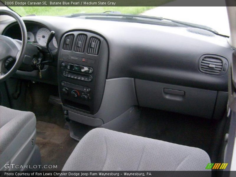 Butane Blue Pearl / Medium Slate Gray 2006 Dodge Caravan SE